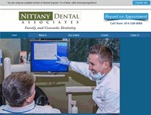 Tablet Screenshot of nittanydental.com